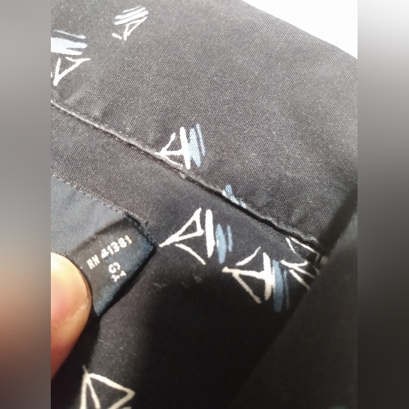 Vintage POLO Ralph Lauren All Over Boat Print Clayton Camp Button up Shirt L/XL - Picture 5 of 9